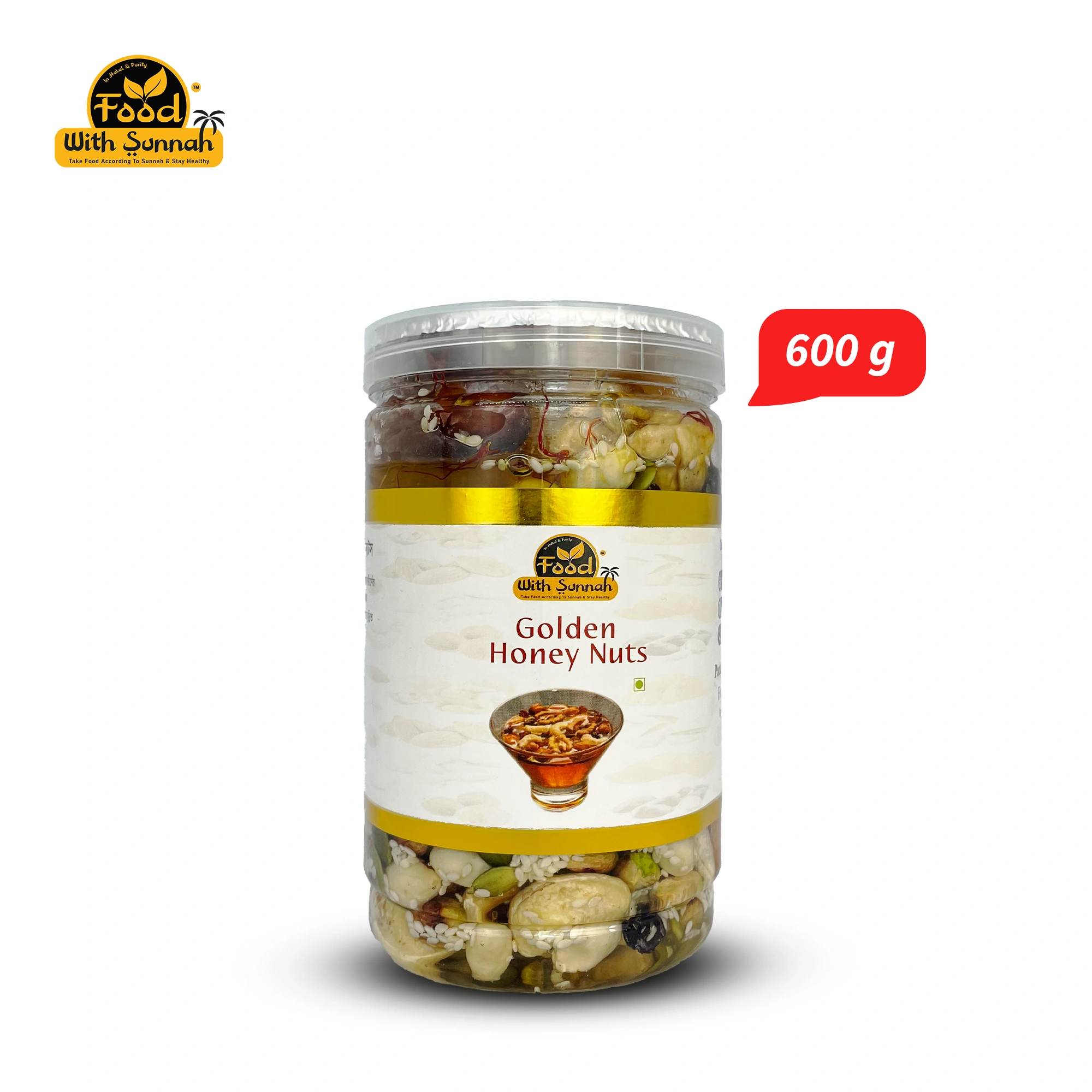 Golden Saffron Honey Nuts- 600 Gram – গোল্ডেন জাফরান হানি নাটস- ৬০০ গ্রাম