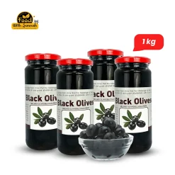 Black Zaitoon -1Kg 4 Jar - কালো জয়তুন ১ কেজি ৪ জার