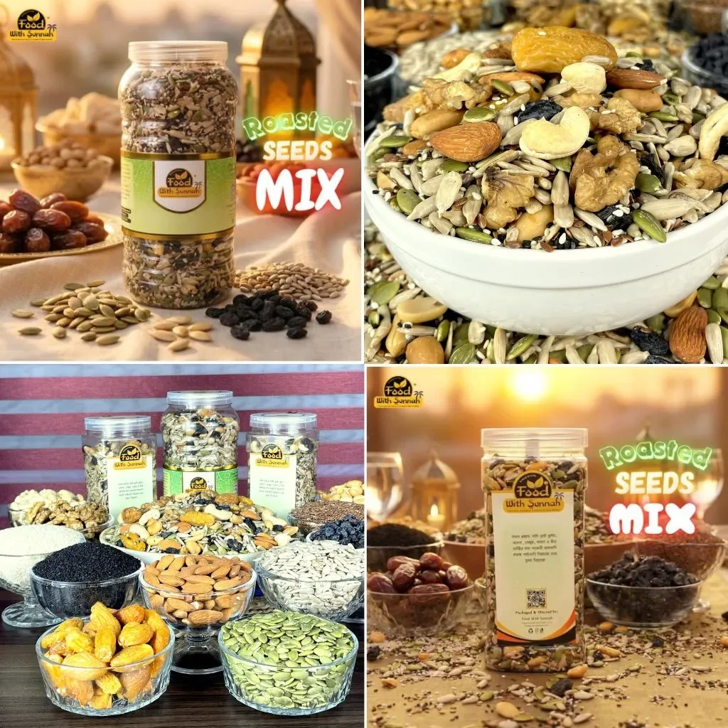 Roasted Seeds With Nuts Mix by Food With Sunnah....WBP